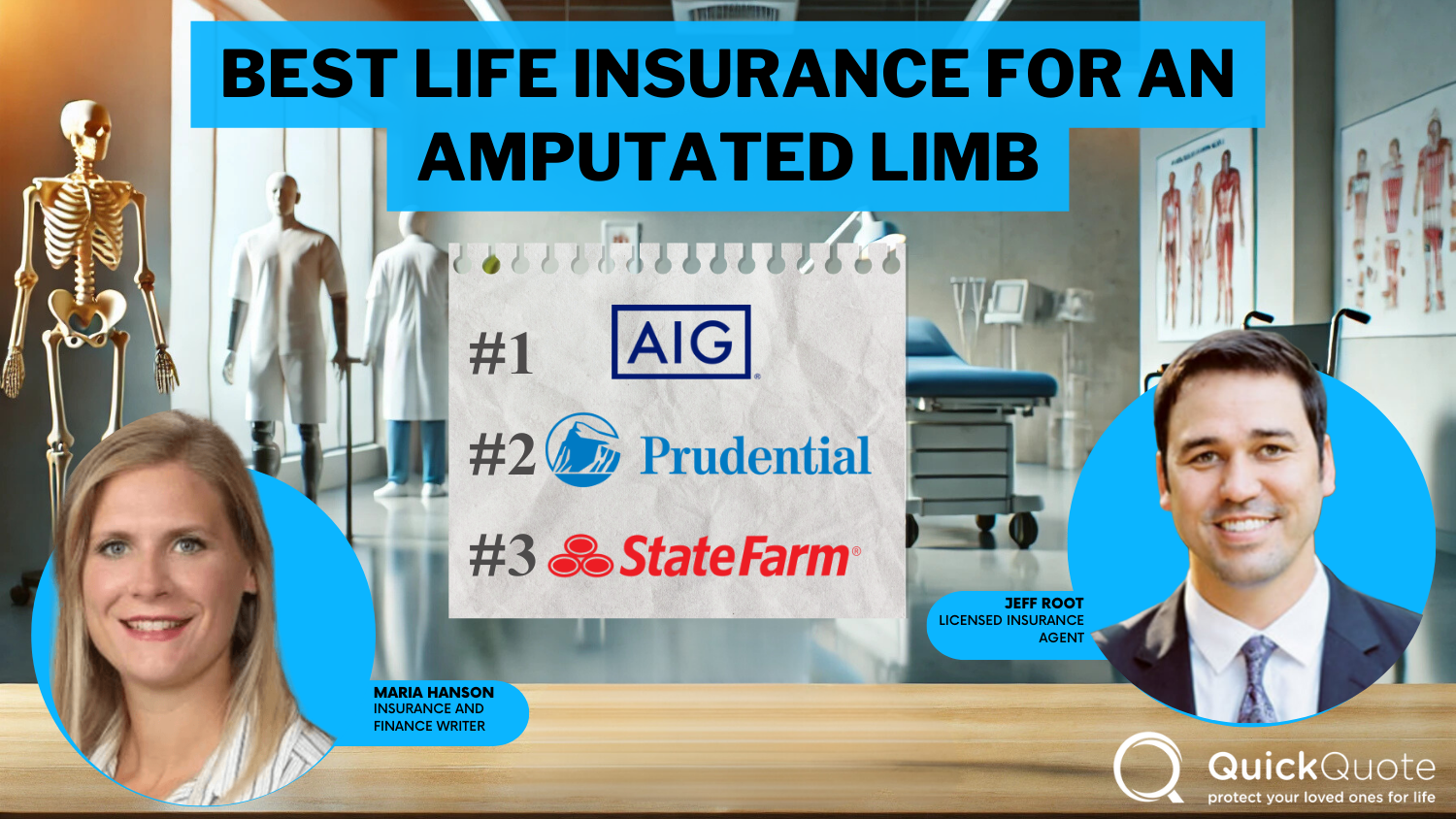 AIG, Prudential, and State Farm: Best Life Insurance for an Amputated Limb